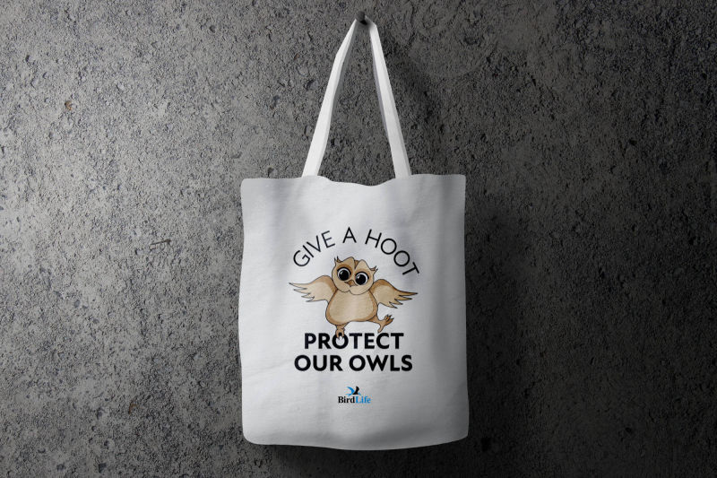 Owl Conservation Tote Bag